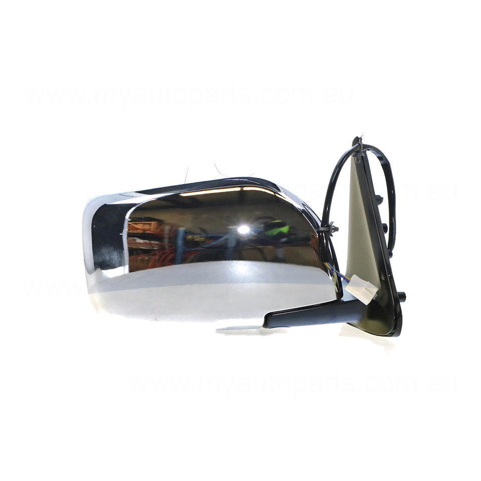 Chrome Door Mirror Drivers Side OEM Suits Nissan Patrol GU/Y61 Wagon 2004 to 2016