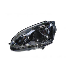 Black Head Lamp Passenger Side Certified Suits Volkswagen Golf MK 5 2004 to 2009