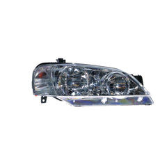 Chrome Halogen Head Lamp Drivers Side Certified Suits Ford Falcon Futura/Fairmont BA/BF 2002 to 2006