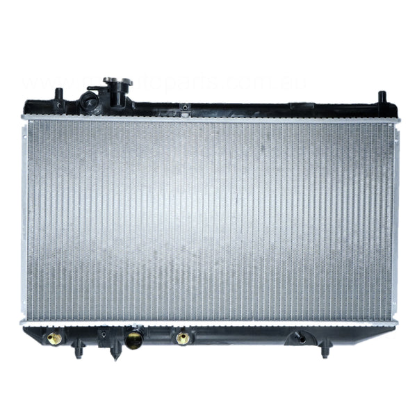 Radiator 32 / 32 mm Plastic Aluminium 358 x 648 x 16 mm Manual/Auto 1.3 L HC Aftermarket Suits Daihatsu Charade G100/G102 1987 to 1993
