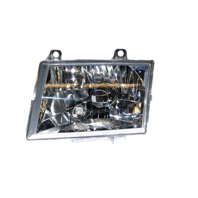 Halogen Manual Adjust Head Lamp Passenger Side Certified Suits Mazda B Series UN 2002 to 2006