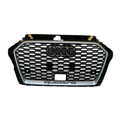 Grille OEM Suits Audi RS3 8V Sedan/Hatch 7/2017 On