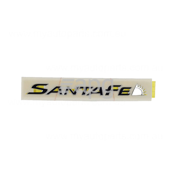 Tail Gate Emblem OEM Suits Hyundai Santa Fe DM 2012 to 2018
