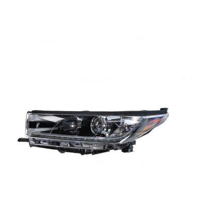 Halogen Head Lamp Passenger Side Genuine Suits Toyota Kluger GX/GXL GSU50R/GSU55R 2016 On