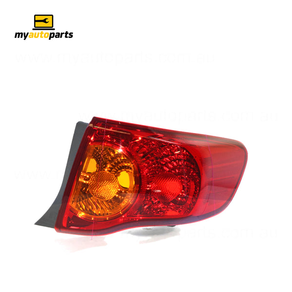 Tail Lamp Drivers Side Genuine Suits Toyota Corolla ZRE152R Sedan 3/2007 to 4/2010