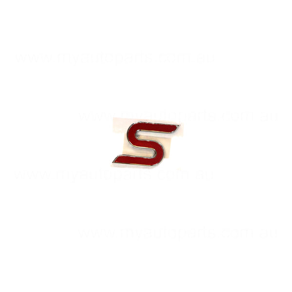 Tail Gate Emblem "S" OEM Suits Ford Focus LW 6/2012 to 8/2018