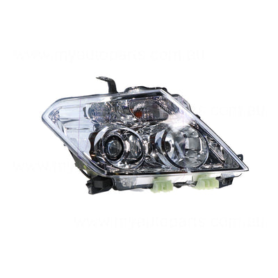 Halogen Head Lamp Drivers Side OEM Suits Nissan Patrol Y62 2012 to 2021