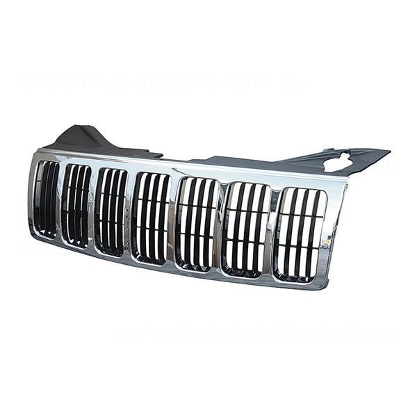 Chrome Grille Aftermarket Suits Jeep Grand Cherokee WH 2005 to 2011