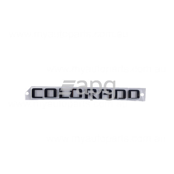Chrome Tail Gate Emblem OEM suits Holden Colorado RG