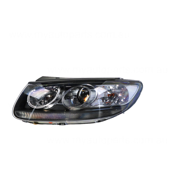 Head Lamp Passenger Side OEM Suits Hyundai Santa Fe CM 2009 to 2012