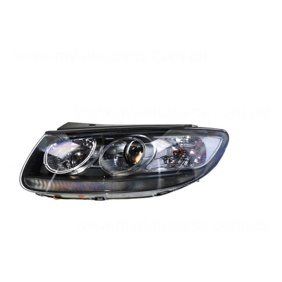 Head Lamp Passenger Side OEM Suits Hyundai Santa Fe CM 2009 to 2012