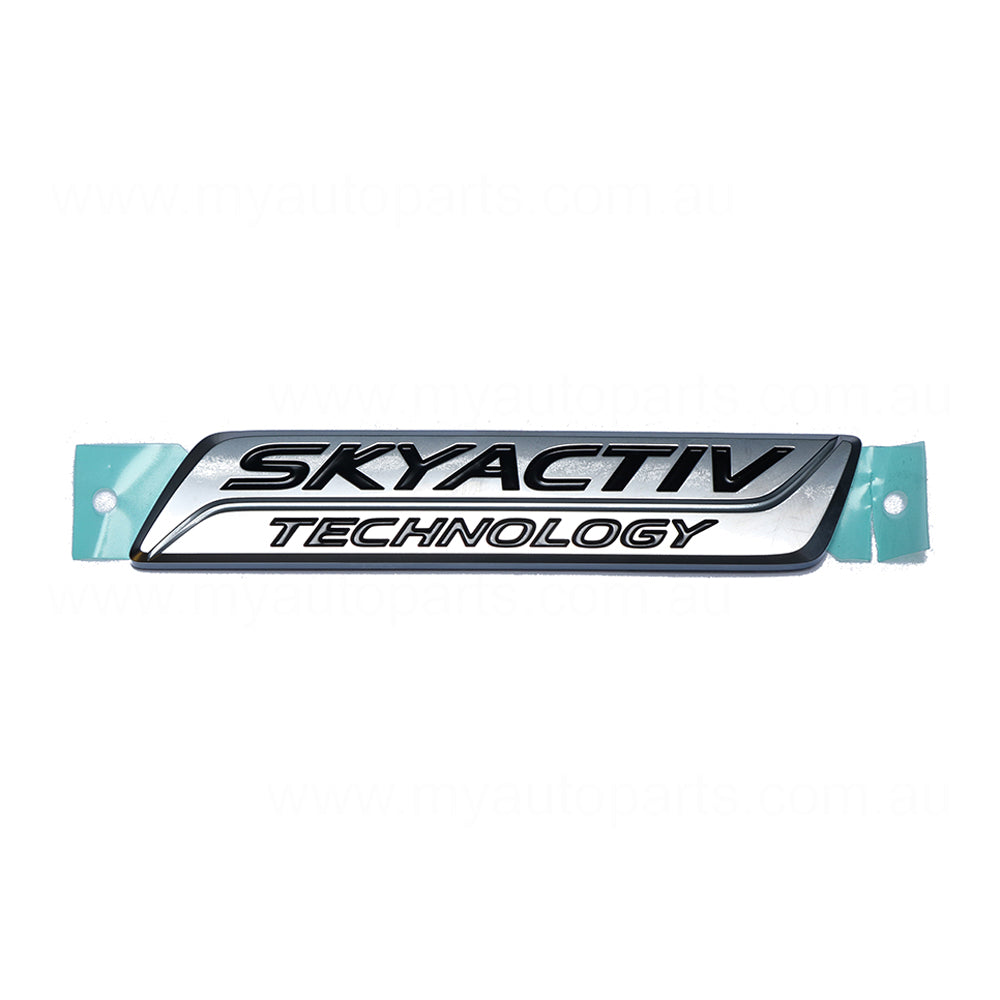 Tail Gate Emblem "Skyactive" OEM Suits Mazda 2 DJ 2014 to 2017