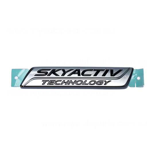 Tail Gate Emblem "Skyactive" OEM Suits Mazda 2 DJ 2014 to 2017