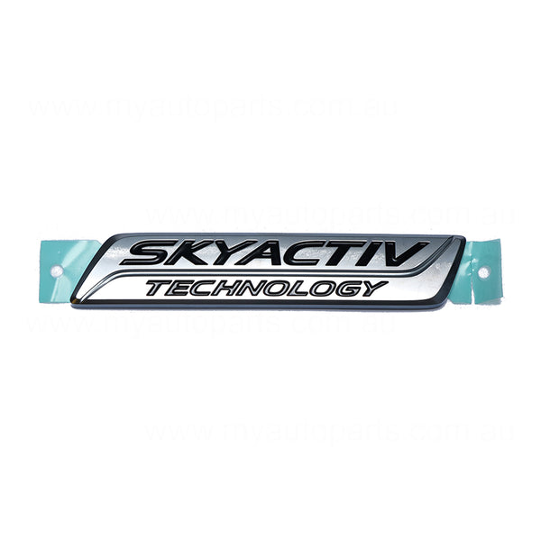 Tail Gate Emblem "Skyactive" OEM Suits Mazda 2 DJ 2014 to 2017