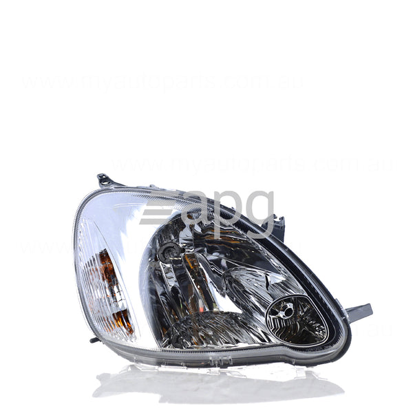 Halogen Manual Adjust Head Lamp Drivers Side OEM Suits Toyota Echo NCP10R/NCP13R 2002 to 2005
