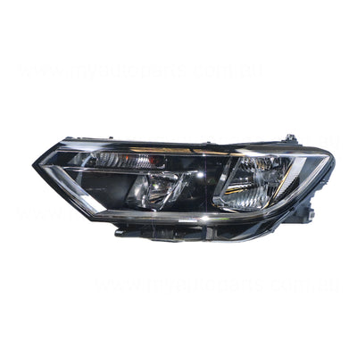 Halogen Head Lamp Passenger Side Genuine Suits Volkswagen Passat B8 2015 to 2021