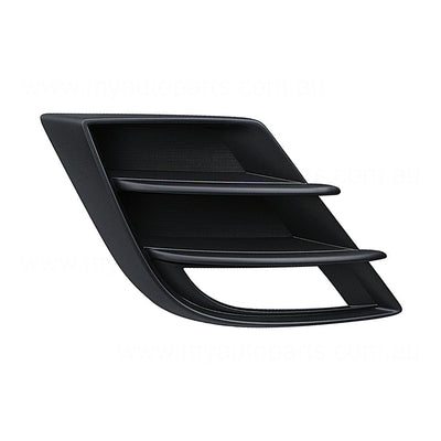 Front Bar Grille With Fog Light Mount Drivers Side Aftermarket Suits Mazda 3 BL Maxx Sport 3/2009 to 9/2011