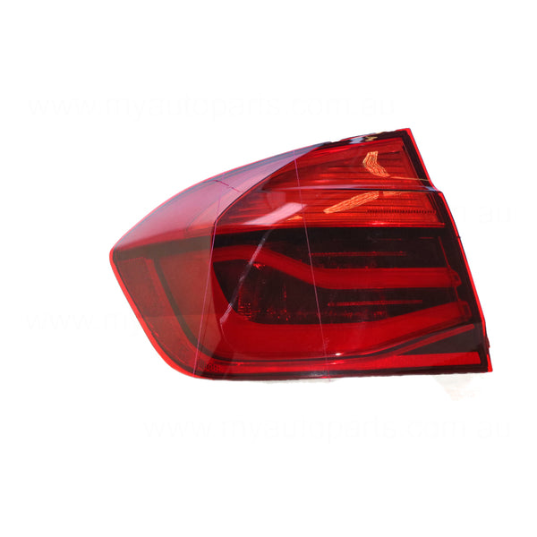 Black Red Tail Lamp Passenger Side Certified Suits BMW 3 Series F30 2015 to 2019