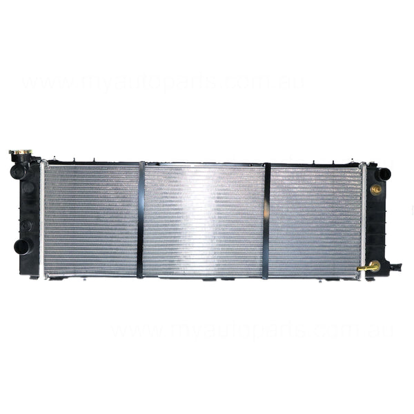Radiator 32 / 38 mm Plastic Aluminium 785 x 268 x 32 mm Manual/Auto 4.0L L AMC Aftermarket Suits Jeep Cherokee XJ 1994 to 2001