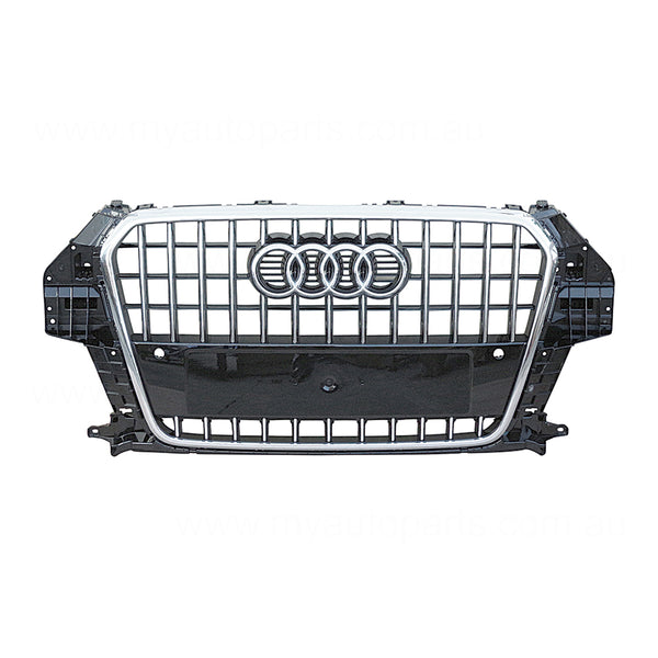 Black Grille Genuine Sensor Mount Suits Audi Q3 8U 2012 to 2014