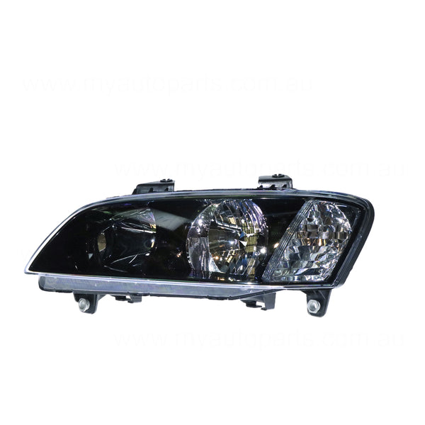 Black Head Lamp Passenger Side Certified suits Holden Commodore VE 8/2006 to 9/2010