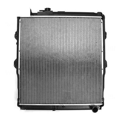 Radiator 38 / 38 mm Plastic Aluminium 550 x 528 x 36 mm Manual 3.0 L 1KZ-TE Aftermarket Suits Toyota Hilux KZN165R 2001 to 2005