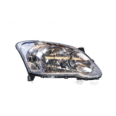 Halogen Head Lamp Drivers Side Certified Suits Toyota Corolla ZZE122R 2004 to 2007