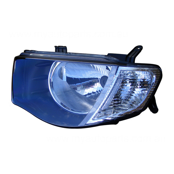 Head Lamp Passenger Side Certified Suits Mitsubishi Triton MN 2009 to 2015