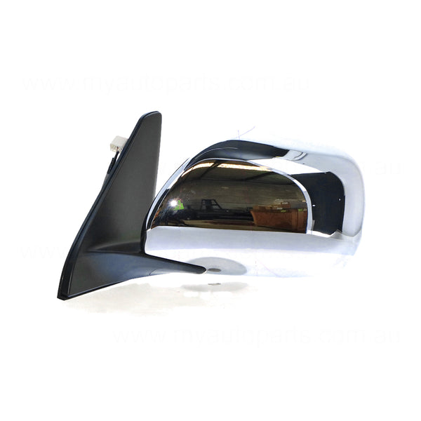 Chrome Door Mirror Passenger Side OEM Suits Toyota Prado 120 Series GXL/VX/Grande 2002 to 2009