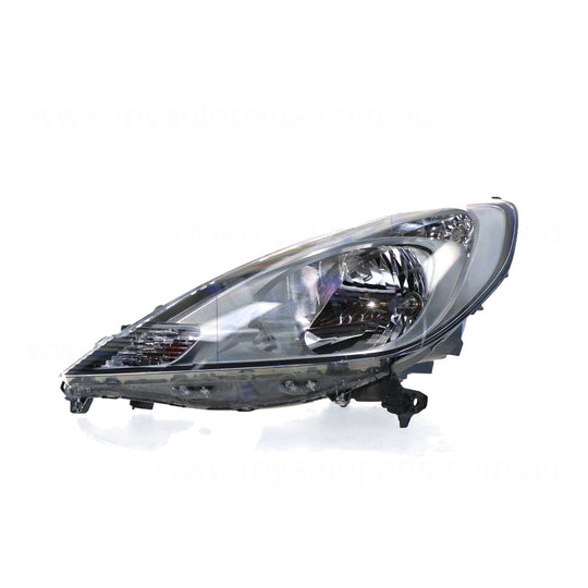 Halogen Manual Adjust Head Lamp Passenger Side OEM Suits Honda Jazz GE 2008 to 2014