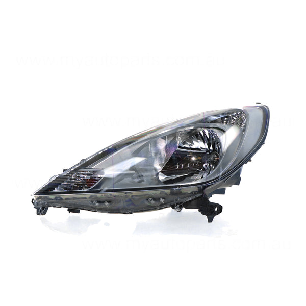 Halogen Manual Adjust Head Lamp Passenger Side OEM Suits Honda Jazz GE 2008 to 2014