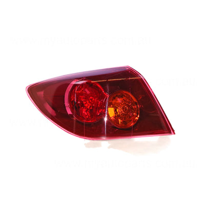 Tail Lamp Passenger Side Certified Suits Mazda 3 BK Hatch 1/2004 to 6/2006