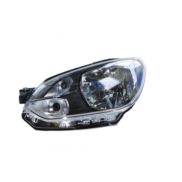 Halogen Electric Adjust Head Lamp Passenger Side Certified Suits Volkswagen Up AA 2012 to 2014