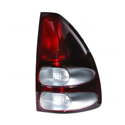Red/Clear Tail Lamp Drivers Side Certified Suits Toyota Prado RZJ120R / GRJ120R / KDJ120R 2002 to 2009