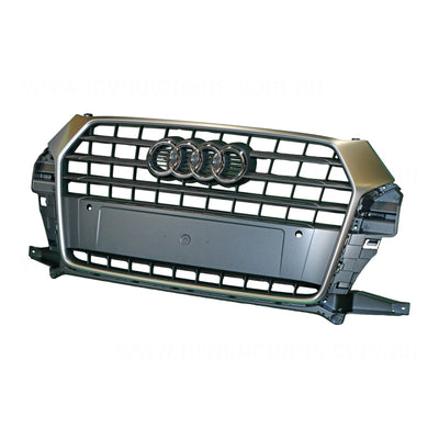 Grey Grille Genuine Suits Audi Q3 8U 2014 to 2019