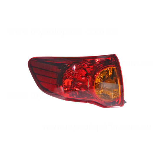 Tail Lamp Passenger Side Certified Suits Toyota Corolla ZRE152R 2007 to 2010