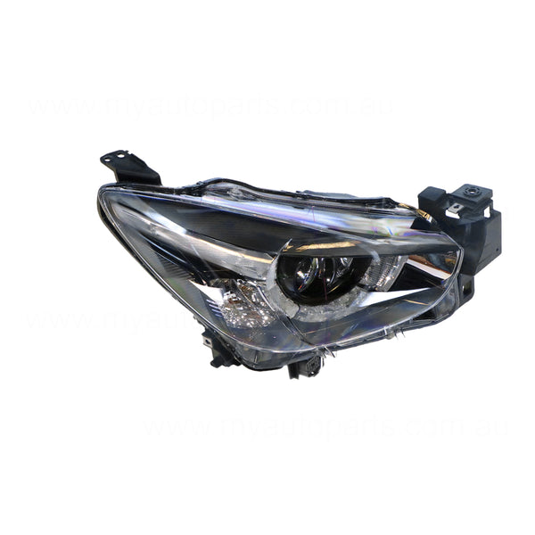 LED Manual Adjust Head Lamp Drivers Side OEM Suits Mazda 2 DJ 2014 to 2019