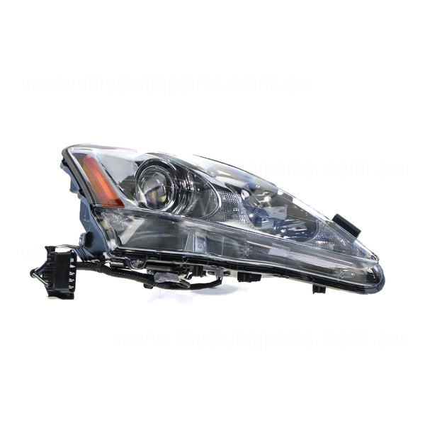 Halogen Head Lamp Drivers Side OEM Suits Lexus IS250 Prestige GSE20 2010 to 2013
