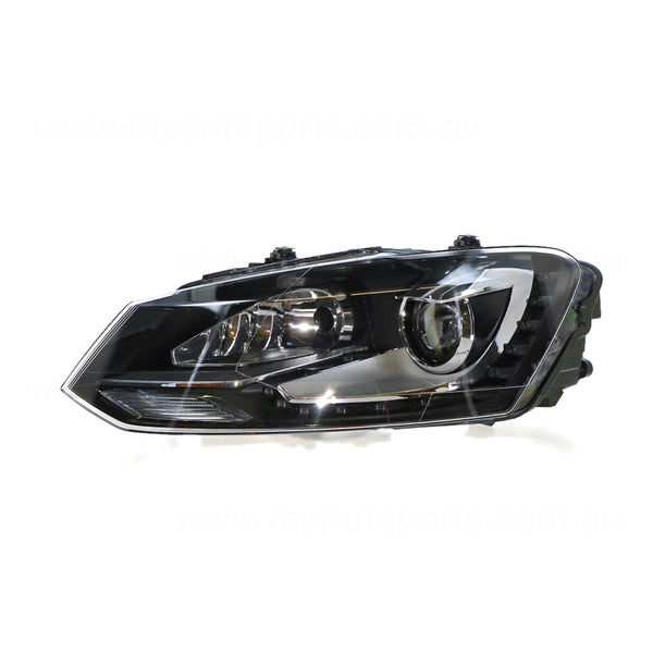 Xenon Head Lamp Passenger Side OEM Suits Volkswagen Polo GTi 6R 2010 to 2014