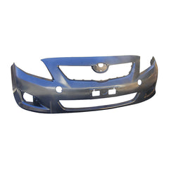 Aftermarket Front Bar Black Without Flare Without Head Lamp Washer Without Mould Without Tow Hook suits Toyota Corolla ZRE152R 2007 to 2010