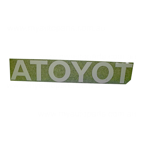 Decal "Toyota" OEM suits Toyota Hilux 2005 to 2011
