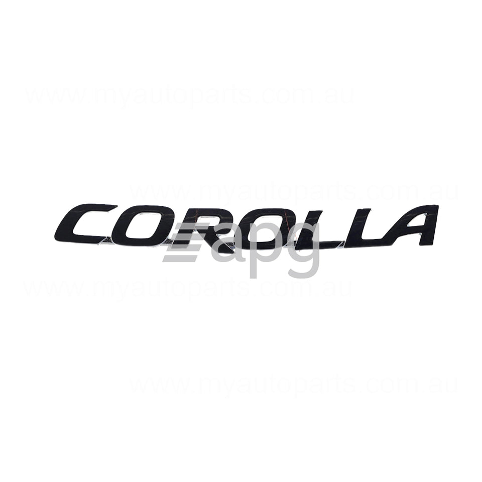 Boot lid Emblem OEM Suits Toyota Corolla ZRE172R 2013 to 2019