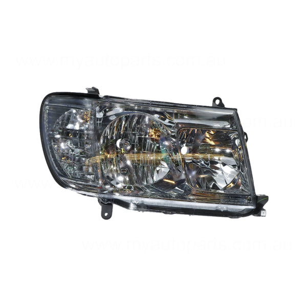 Head Lamp Drivers Side Certified Suits Toyota Landcruiser 100 Series 2005 to 2007