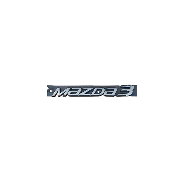 Tail Gate Emblem "Mazda 3" OEM suits Mazda 3 Hatch 2013 to 2019
