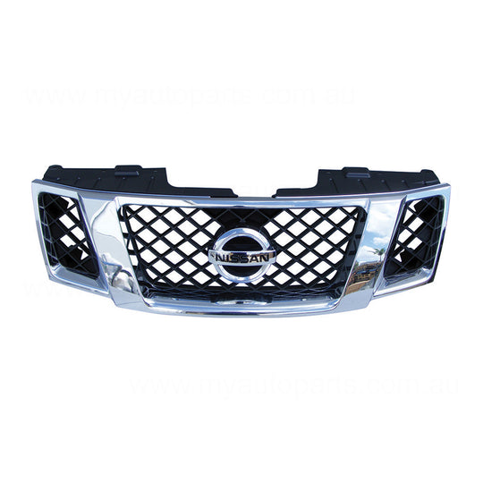 Chrome Grille OEM suits Nissan Navara D40 & Pathfinder R51