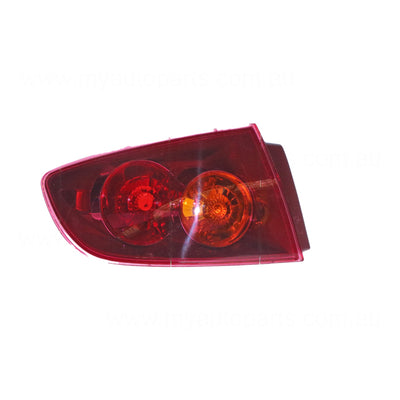Tail Lamp Passenger Side Certified Suits Mazda 3 BK Sedan 1/2004 to 6/2006