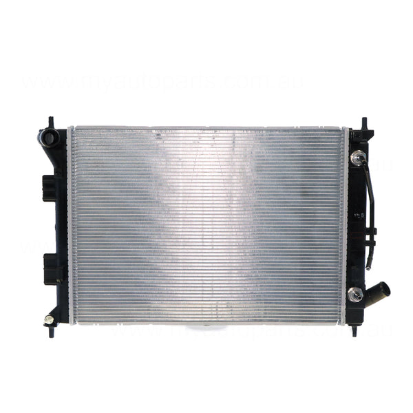 Radiator 35 mm 35 / Plastic Aluminium 550 x 397 x 16 mm Automatic 5.4 mm Fin 1.6 L G4FD OEM suits Hyundai i30 GD
