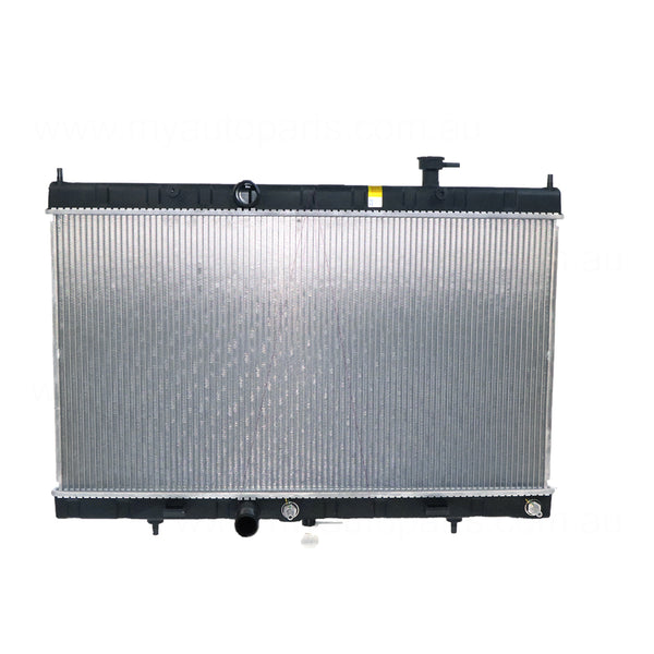 Radiator 35 mm 35 / Plastic Aluminium 410 x 730 x 16 mm Manual/Auto 6 mm Fin 1.6 L R9M Aftermarket Suits Nissan X-Trail T32 2014 to 2017