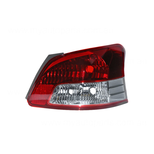 Red/Clear Tail Lamp Drivers Side OEM Suits Toyota Yaris NCP93R 2006 to 2016