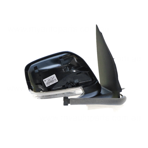 Chrome Door Mirror with Indicator Drivers Side OEM suits Nissan Navara D40 & Pathfinder R51 2007 to 2015